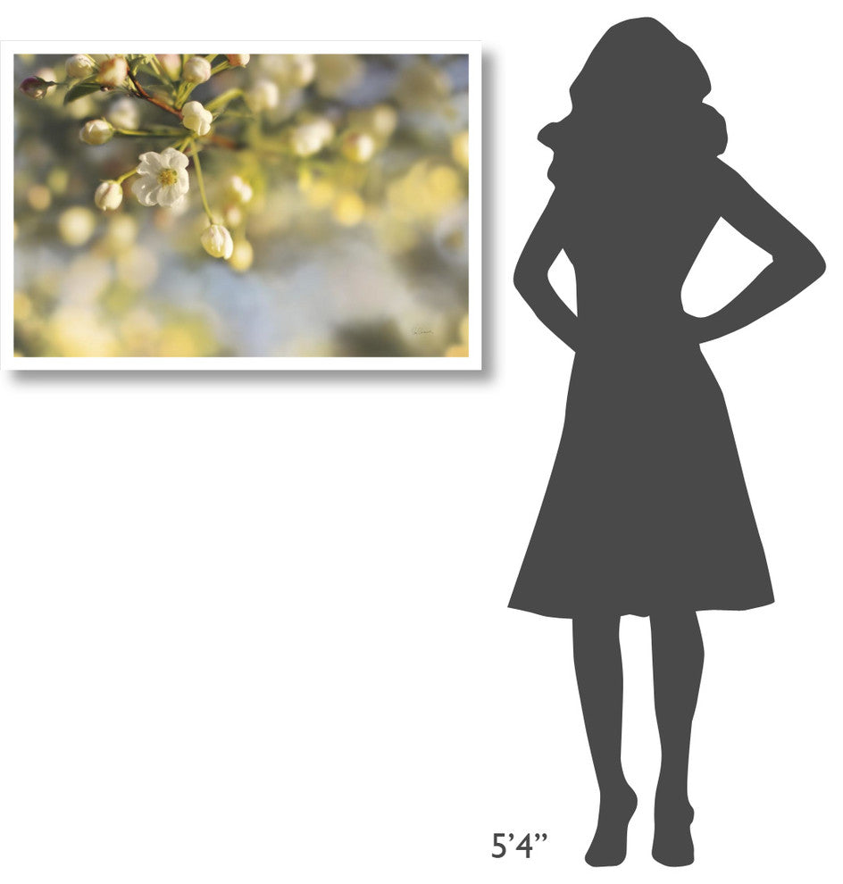 "Blush Blossoms II" Digital Paper Print by Sue Schlabach, 38"x26"