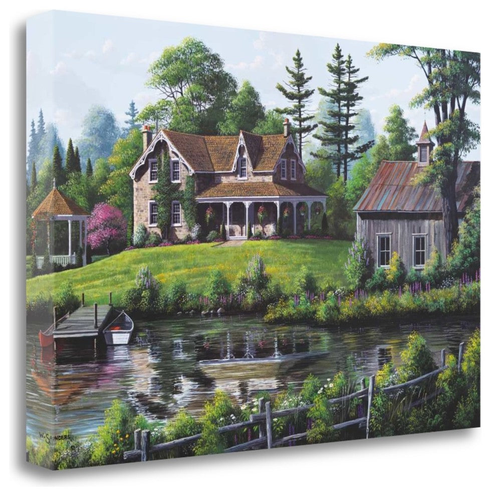 "Reflections Of Spring" By Bill Saunders, Giclee Print on Gallery Wrap Canvas