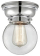 Innovations 623-1F-PC-G202-6 1-Light Flush Mount, Polished Chrome