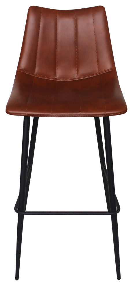 Alibi Barstool Brown, Set of 2