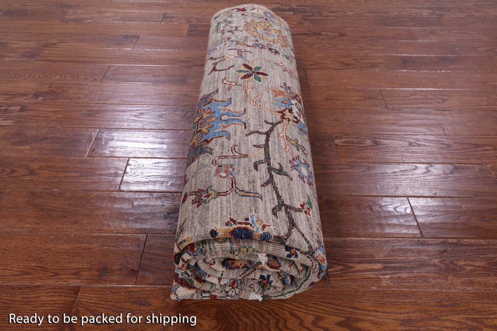 Persian Tabriz Hand Knotted Wool Rug 7' 0" X 10' 0" Q10002