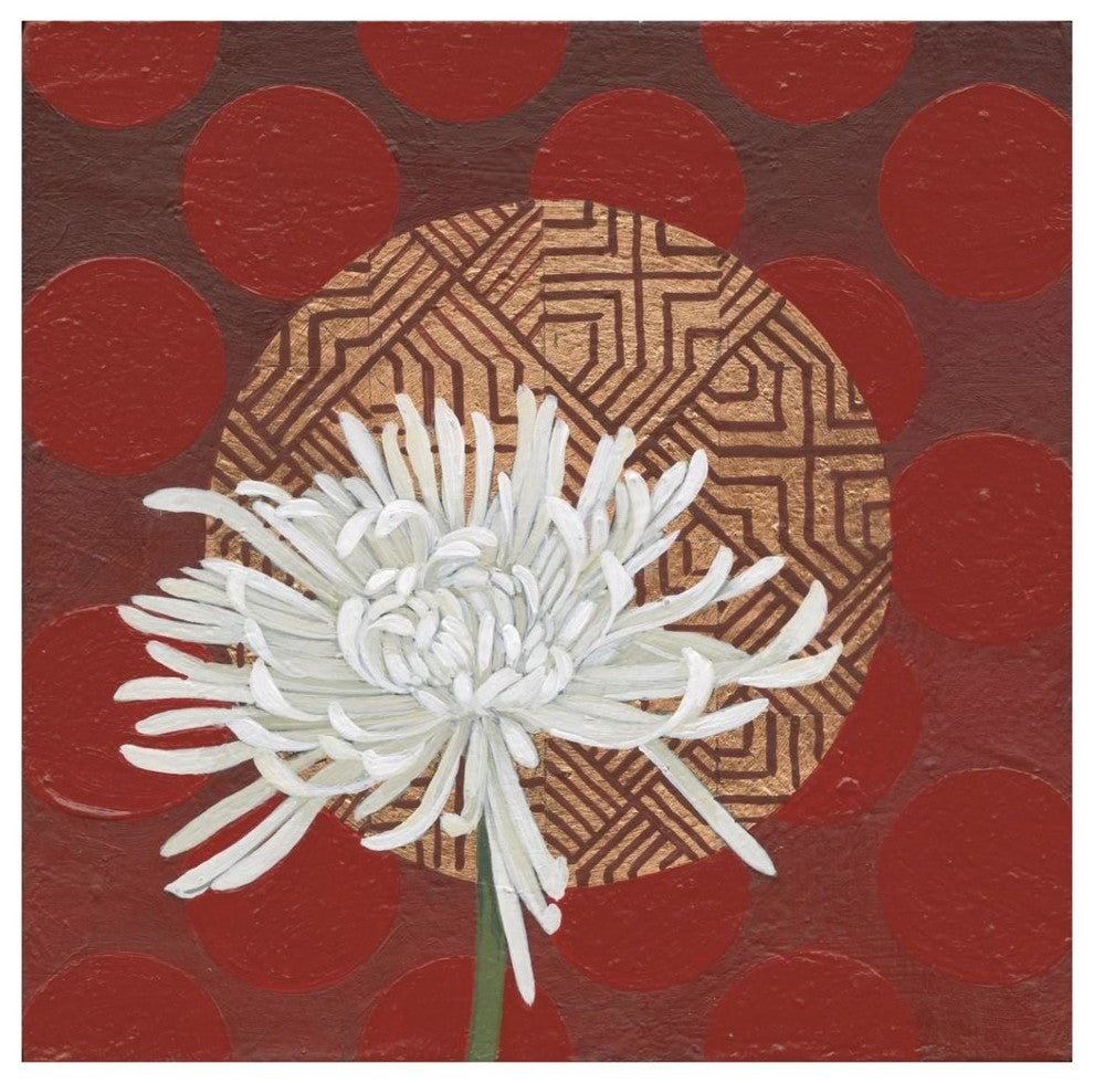 "Morning Chrysanthemum IV" Digital Paper Print by Kathrine Lovell, 42"x42"