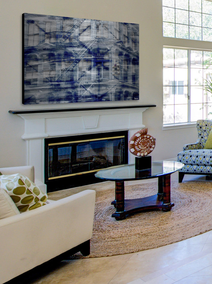 "Twin Escapes" Print on Brushed Aluminum, 45"x30"