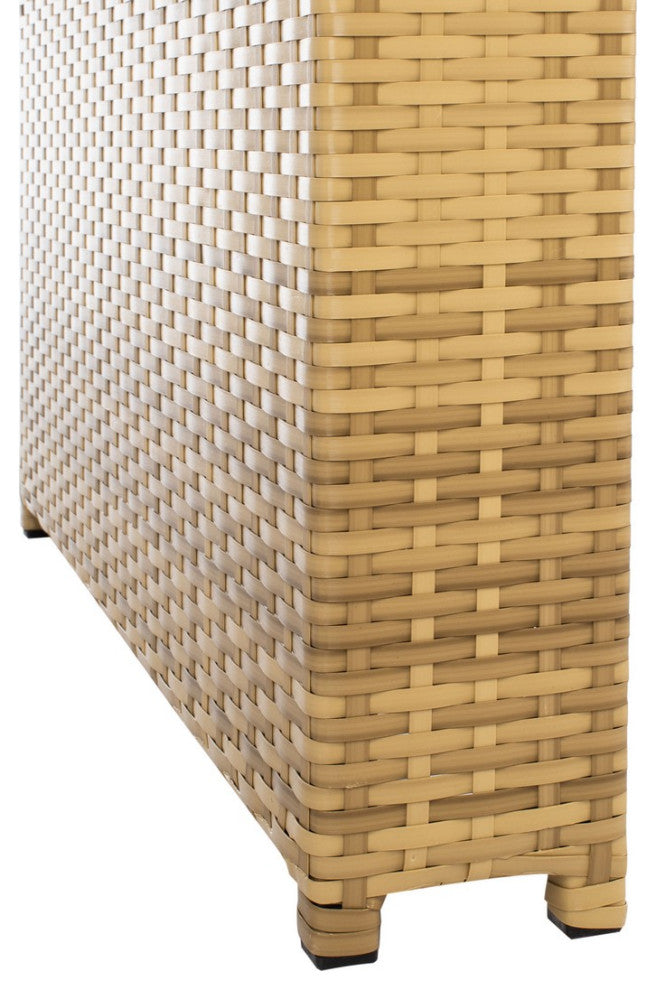 Safavieh Horus Indoor/Outdoor Dining Set, Natural/White