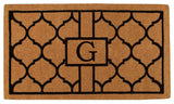 Pantera Monogram Doormat, Extra-Thick 18"x30", Letter G