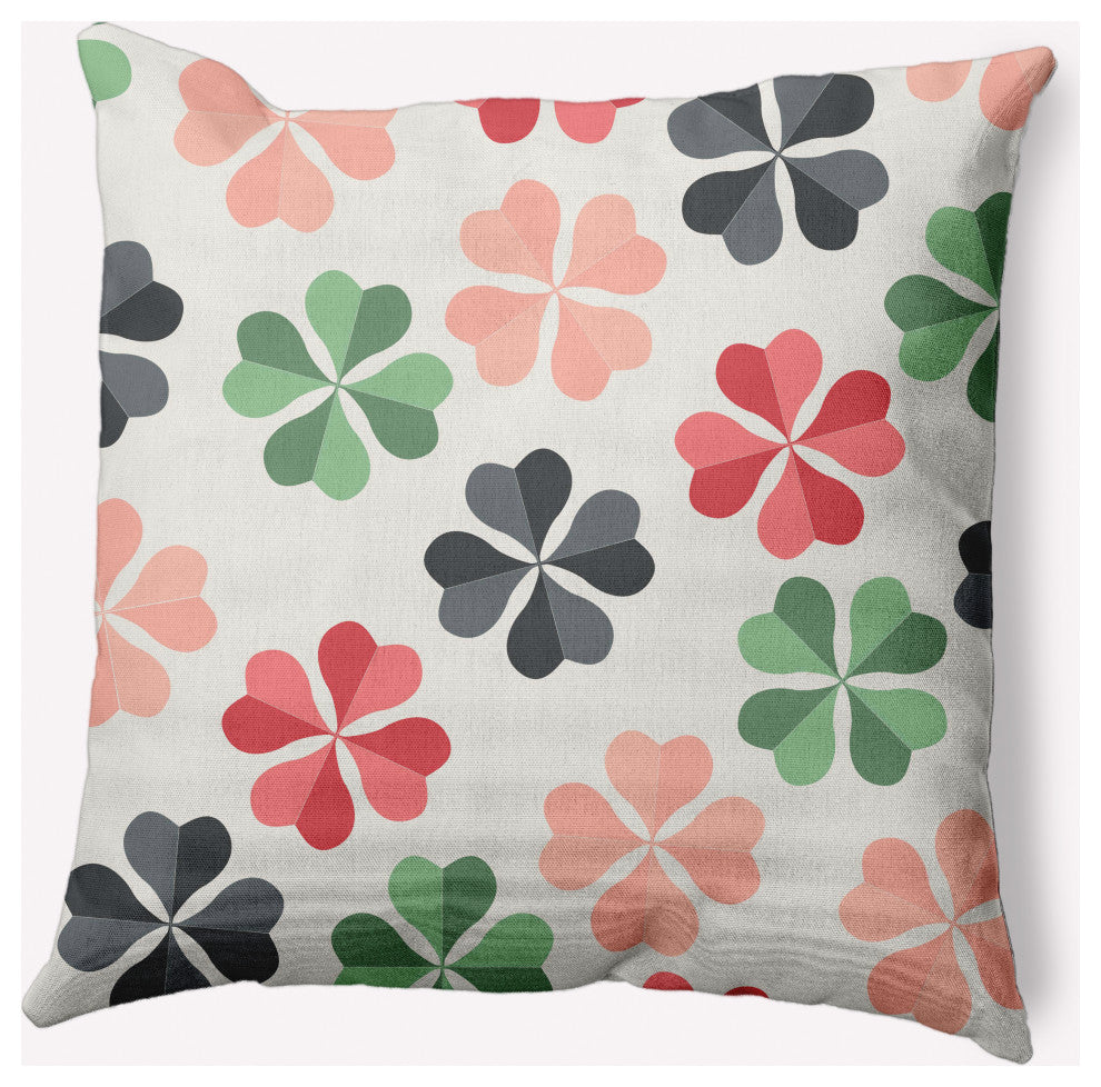 Lucky Patch St. Patrick's Day Decorative Throw Pillow, Pepper, 18x18"