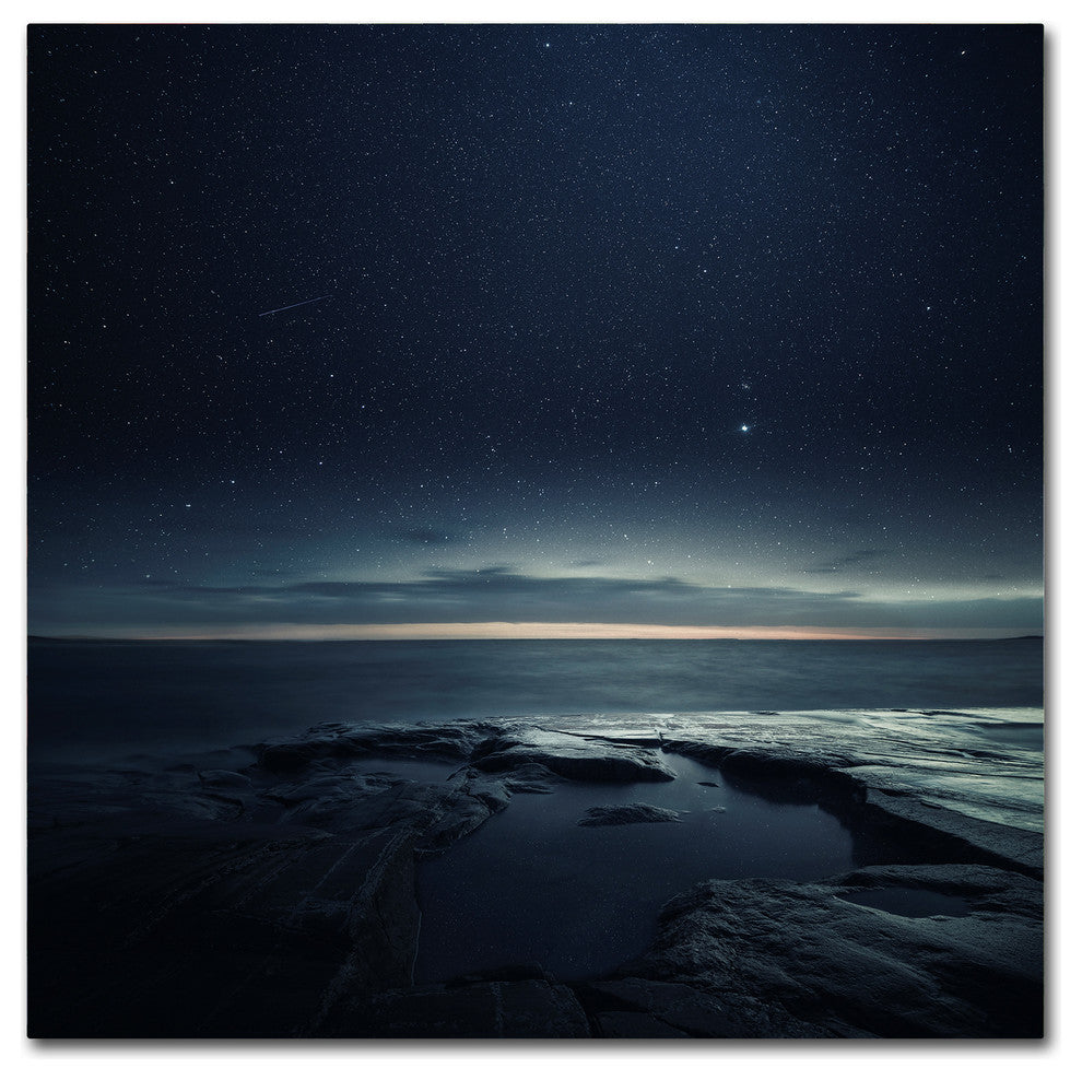 Mika Suutari 'Night Sky' Canvas Art, 35x35