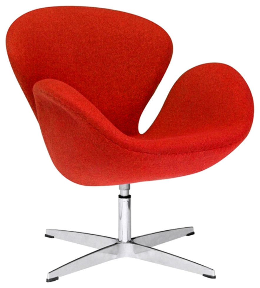 Modern Classics Swan Chair Fabric, Orange
