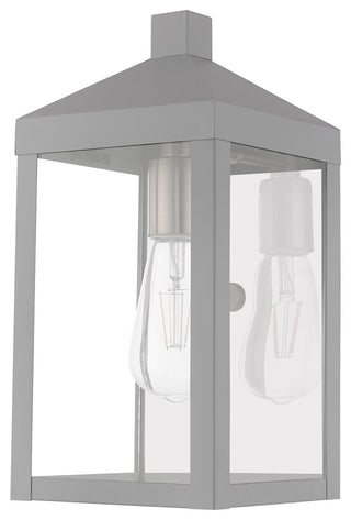 Livex Lighting Nordic Gray 1-Light Outdoor Wall Lantern