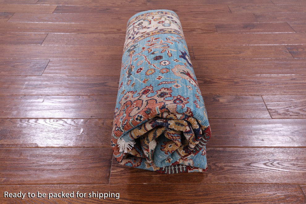Hand-Knotted Persian Tabriz Wool Rug 4' 10" X 6' 10" Q10145