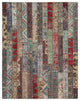 Rug N Carpet - Handmade Oriental 8' 0" x 10' 1" Decorative Patchwork Area Rug
