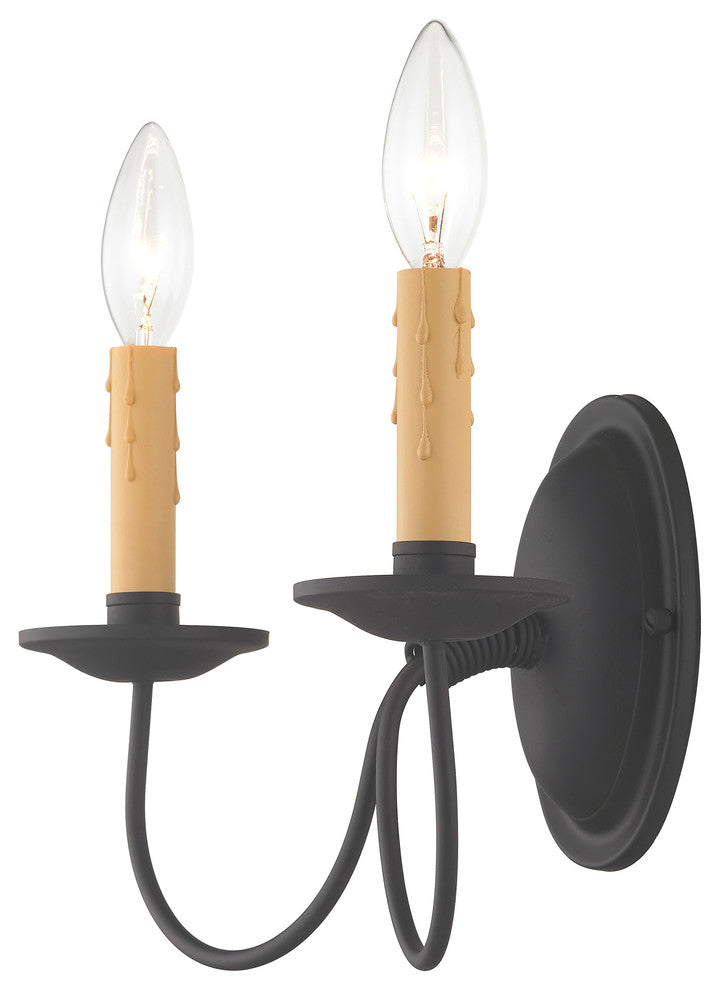 Heritage Wall Sconce, Black
