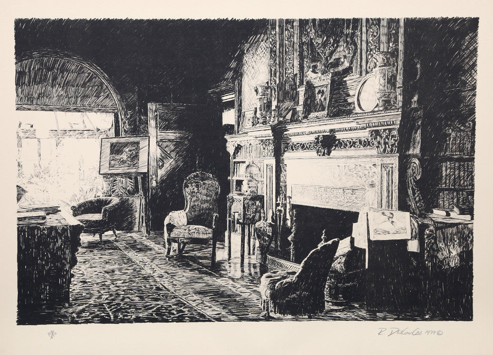 Rob Descombes "The Study" Lithograph