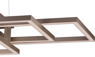 ET2 E21515 Traverse 3 Light 36"W LED Chandelier - Champagne