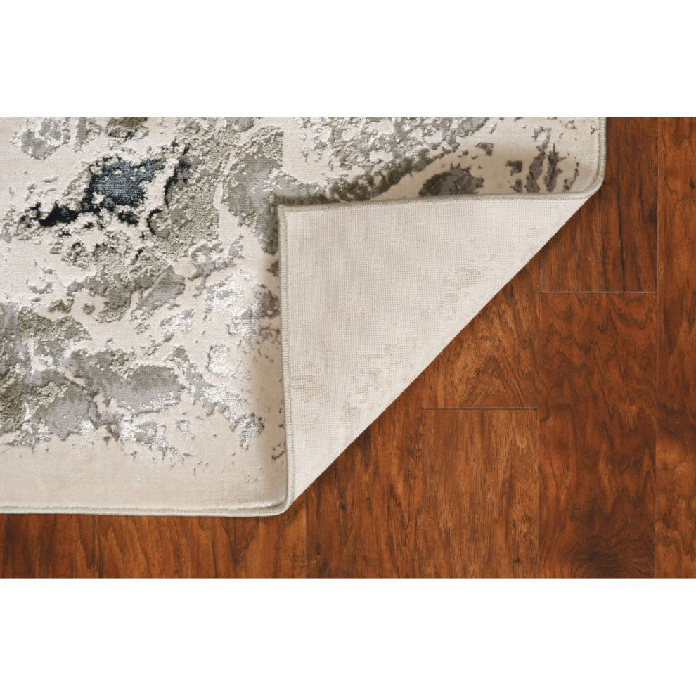 KAS Luna 7120 Silver Nightscape Area Rug, 7'10"x10'10"