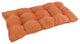 42"x19" Squared Micro Suede Tufted Loveseat Cushion, Spice