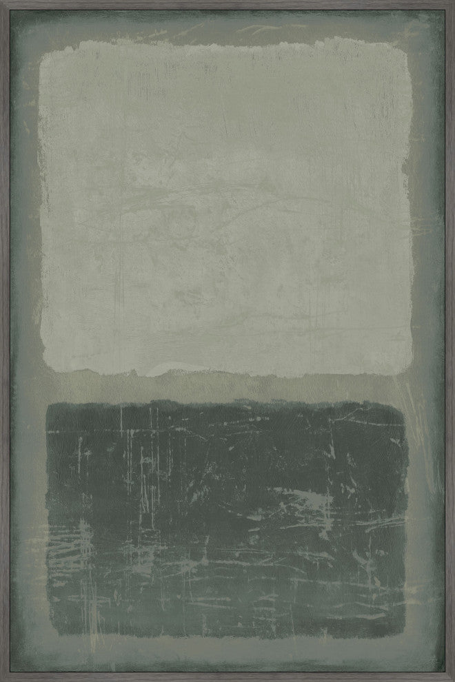 "Racial Tension" Floater Framed Painting Print on Canvas, 40x60