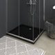 Vidaxl Rectangular Abs Shower Base Tray Black 31.5"x35.4"