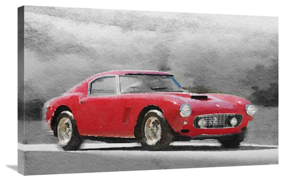 "1960 Ferrari 250 GT SWB Watercolor" Fine Art Print
