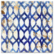 Blue Moroccan Pattern 24x24 Canvas Wall Art