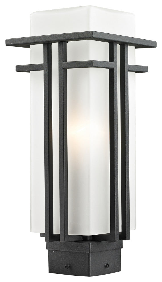 Outdoor Post Light, Matte Opal