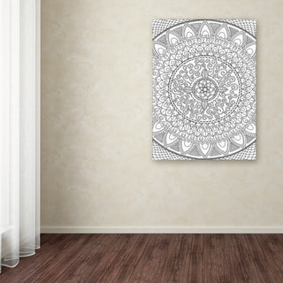 Hello Angel 'Petals Mandala' Canvas Art, 24x18