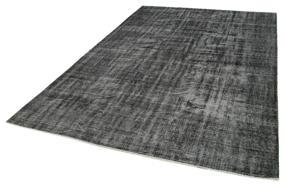 Rug N Carpet - Handmade Oriental 6' 9" x 9' 11" Vintage Overdyed Area Rug