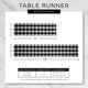 French Blue Mini Diamond Table Runner 15x108