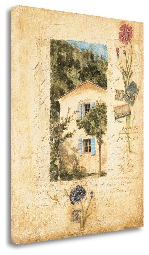 "Country Wildflowers II" By Liz Jardine, Giclee Print on Gallery Wrap Canvas