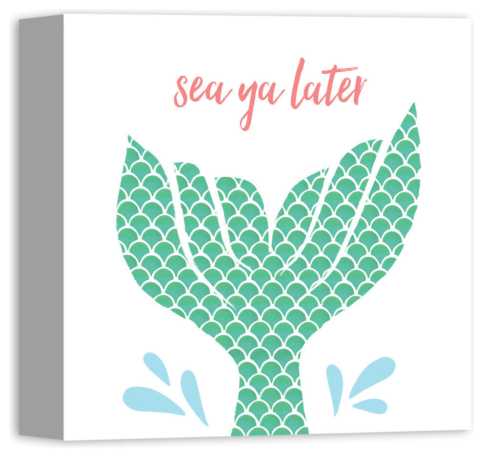 Sea Ya Later 12x12 Canvas Wall Art