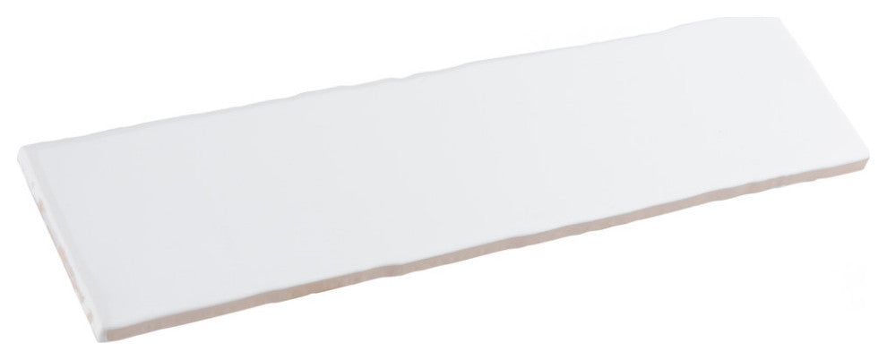 Castillo 3" x 12" Ceramic Wall Tile, White