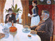 Paul Signac The Dining Room, 21"x28" Wall Decal