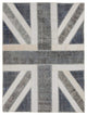 Rug N Carpet - Handmade Oriental 4' 9'' x 6' 4'' Flag Patchwork Rug