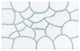 Edington Machine Tufted Bath Mat, Blue, 30x50
