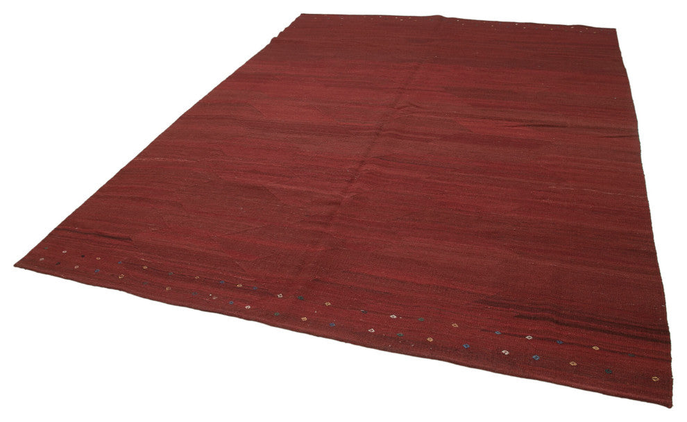 Rug N Carpet - Hand-knotted Oriental 8' 9'' x 11' 4'' Flatweave Wool Kilim Rug