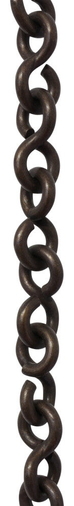 RCH Hardware Brass Loop Chandelier Chain, 2 Sizes, 3', Bronze, U15