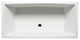 Malibu Anglesea Rectangle Soaking Bathtub 62x30x24, Glossy White
