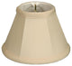 6" Deep Empire Chandelier Lampshade, Black, Eggshell, Single