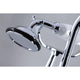 CC616T1 Clawfoot Tub Faucet With Hand Shower, Polished Chrome