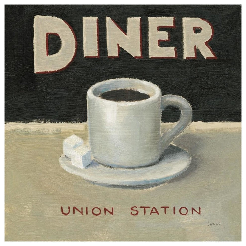 "Coffee Spot II" Digital Paper Print by James Wiens, 38"x38"