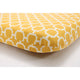Hockley Rounded Corners Chair Cushion, Yellow