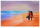 "Beach Walk" by Ata Alishahi, Canvas Art, 12"x19"