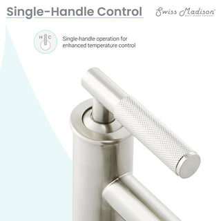 Avallon Single Hole, Single-Handle Sleek, Bathroom Faucet, Brushed Nickel