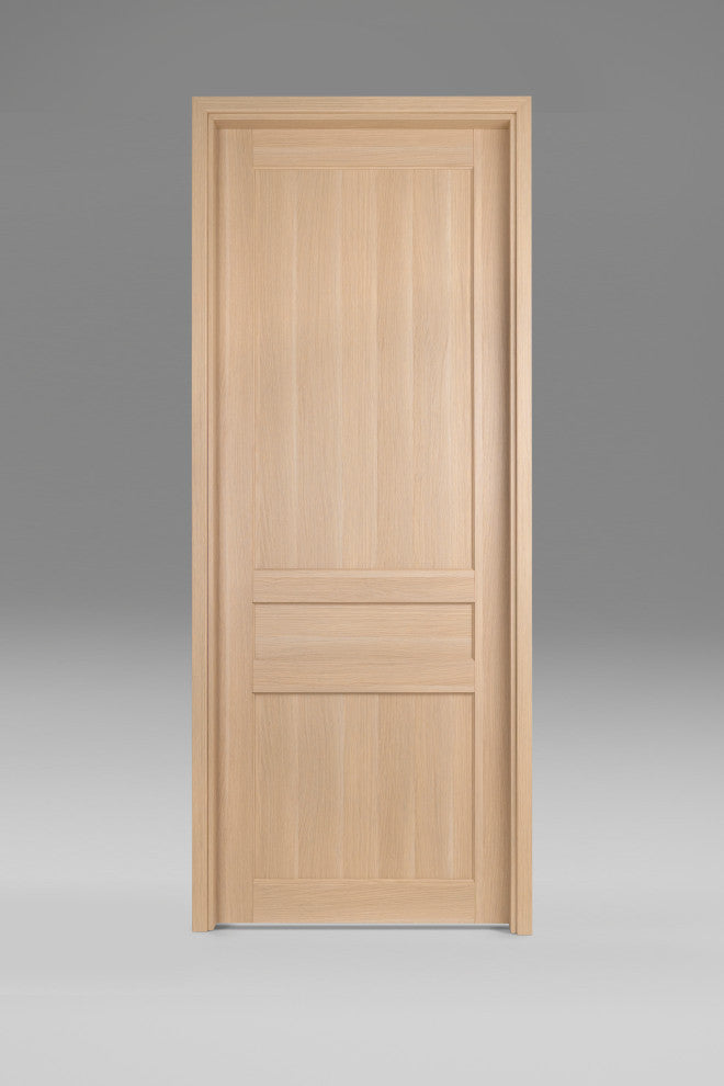 Urban Classico Right White Oak Pre-Hung Italian Interior Door, 32 X 80
