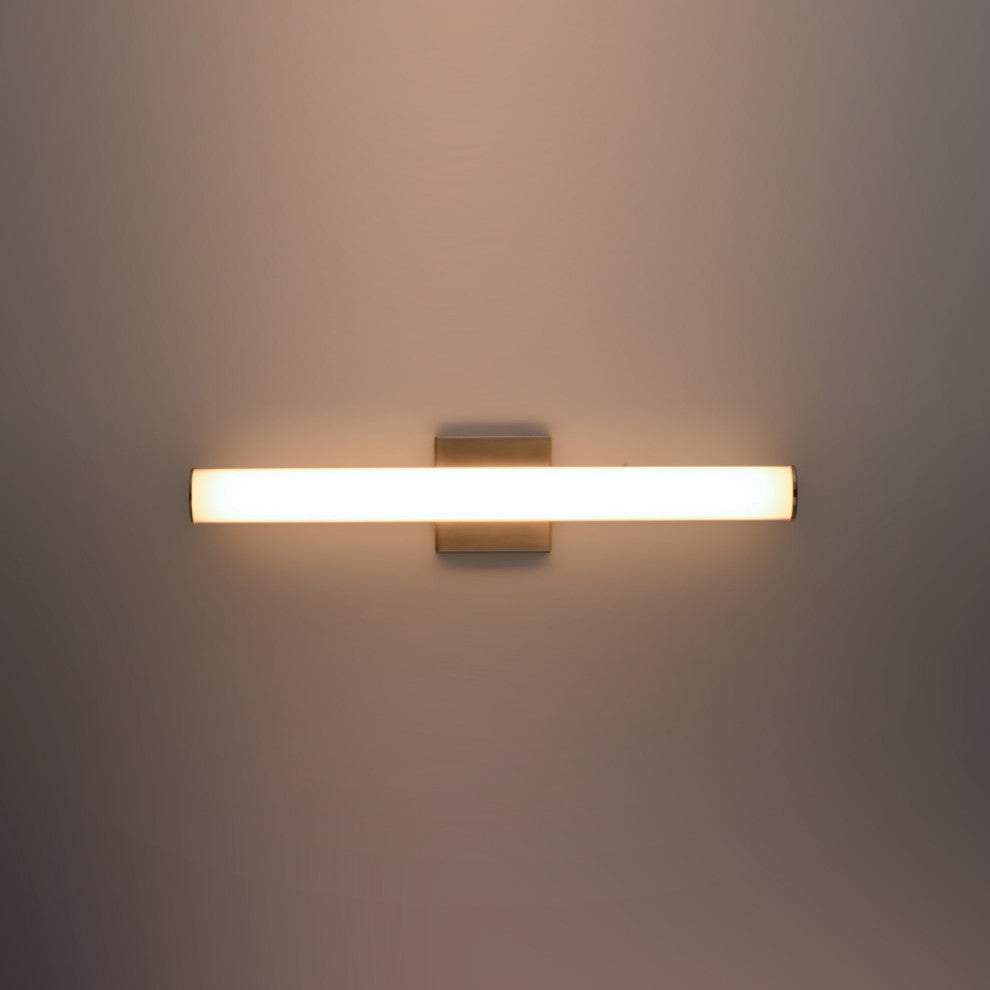 Maxim 52100 Rail 18" Tubular LED Bath Bar - Compliant - Satin Nickel