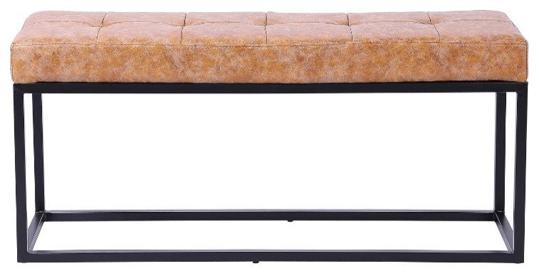 Vegan Leather Bench