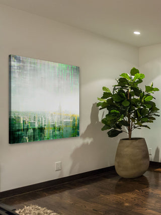 "NYC" Painting Print on Wrapped Canvas, 48"x48"