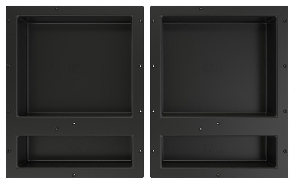 Tile Redi RNQH1620D-20D Quadruple Niche Set, Recessed Shower Shelves
