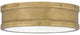 Quoizel QF5224WS LED Flush Mount, Weathered Brass Finish