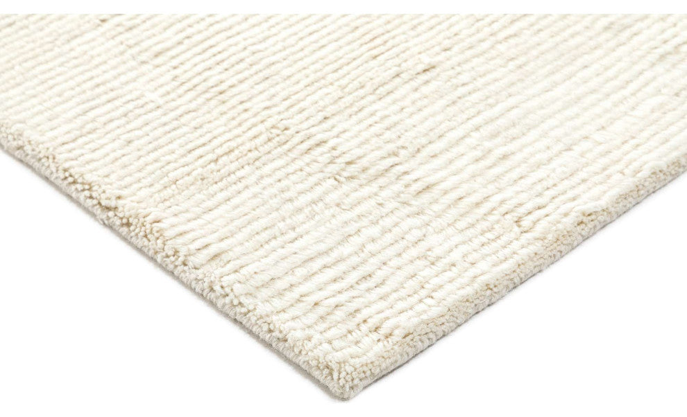 Bliss Solid Area Rug, Ivory, 2'6"x8'